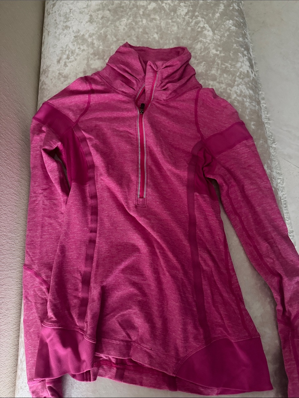 lululemon athletica Hot Pink Half-Zip Pullover
